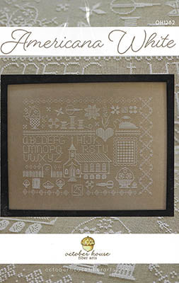 American White sampler by October House Fiber Arts