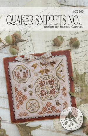 Quaker Snippets No. 1 by With Thy Needle & Thread featuring Quaker Motifs