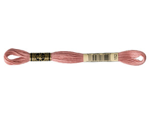DMC 152 Medium Light Shell Pink 6-strand embroidery floss