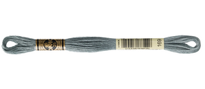 DMC 169 Light Pewter 6-strand embroidery thread