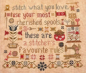 A Stitcher's Rules by Pansy Patch Quilts & Stitchery