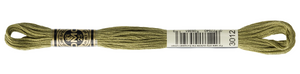 DMC 3012 Medium Khaki Green Thread