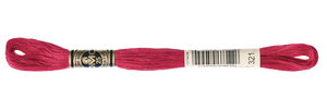 DMC 321 Christmas Red 6 strand Embroidery Floss