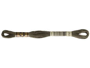 DMC 3787 Dark Brown Gray 6-Strand Embroidery Floss