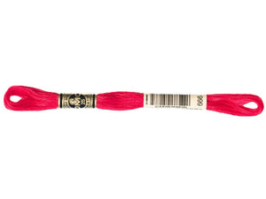 DMC 666 Bright Christmas Red 6-Strand Embroidery Floss