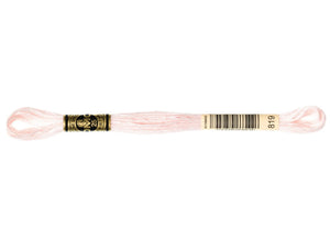 DMC 819 Light Baby Pink 6-Strand Embroidery Floss