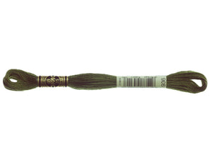 DMC 936 Very Dark Avocado Green 6-Strand Embroidery Floss