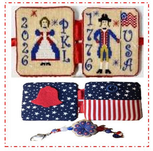 A 1776 Needlecase by Praiseworthy Stitches