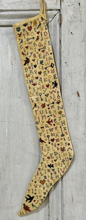 A Primitive Stocking by Kathy Barrick