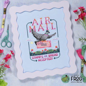 Airmail design by Fine Frog Stitching