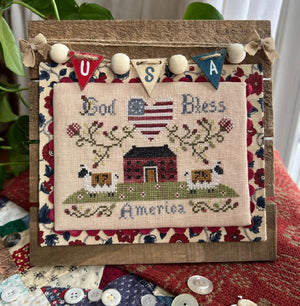 Americana Sheep by Annie Beez Folk Art