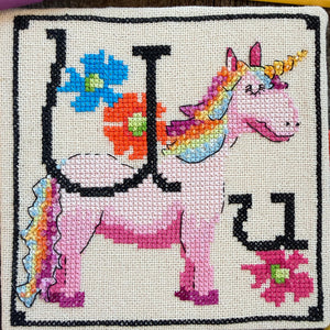 Animal Alphabet U by Luhu Stitches