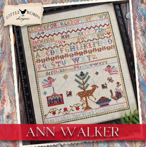 Ann Walker Sampler design by Little Robin Designs
