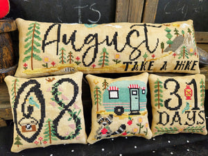 August Take A Hike design by Quaint Rose Needlearts