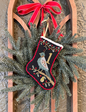 12 Days of Christmas Stockings by Annie Beez Folk Art