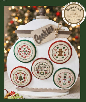 Baked Fresh Christmas Cookies by Textilly Crafts