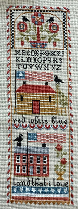Patriotic Band Sampler Cover by Twin Peak Primitives