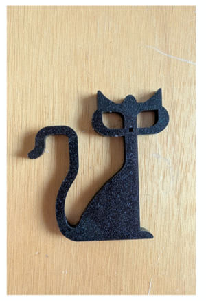 Black Cat Needle Minder by The Mindful Needle