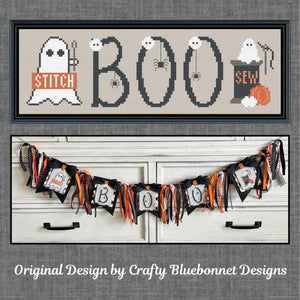 Boo Banner by Crafty Bluebonnet Designs