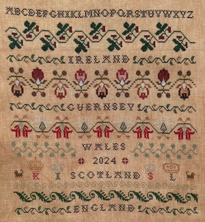 British Isle Band Sampler by Cross Stitch Antiques