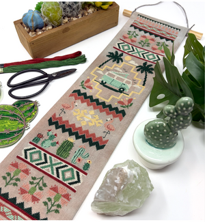 Cactus Caravan Bell Pull by Tiny Modernist