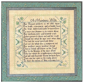 Deby Bancroft 1830 Sampler by Queenstown Sampler Designs