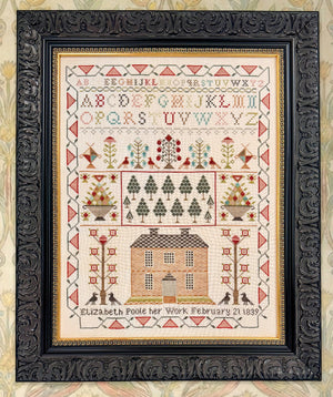 Elizabeth Pool 1829 Sampler by Fox and Rabbit Designs
