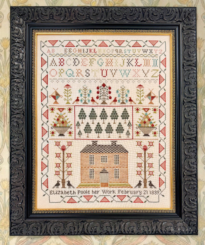Elizabeth Poole 1839 Sampler by Fox and Rabbit Designs – Summer Kitchen ...