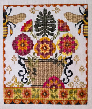 Ferns and Flowers design by The Artsy Housewife