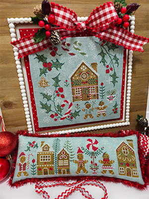 Gingerbread Village by Quaint Rose Needlearts