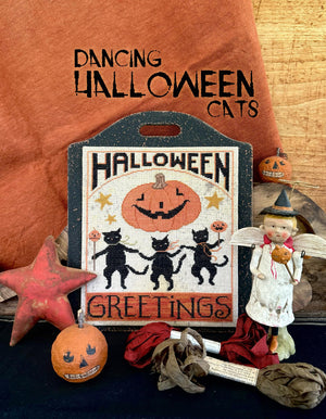 Dancing Halloween Cats  design by Teresa Kogut
