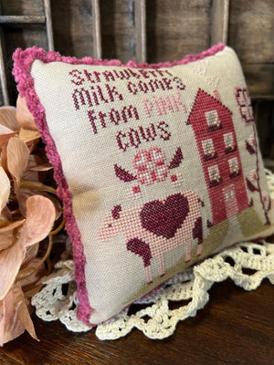 Strawberry Milk by Annie Beez Folk Art