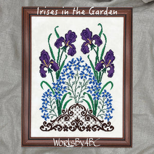 Irises In the Garden By Works By ABC