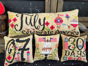 July Celebrate America design by Quaint Rose Needlearts
