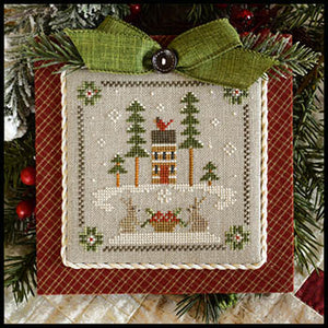 Log Cabin Bunnies by Little House Needleworks