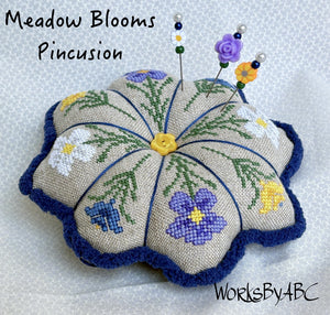 Meadow Blooms Pincushion by Works by ABC
