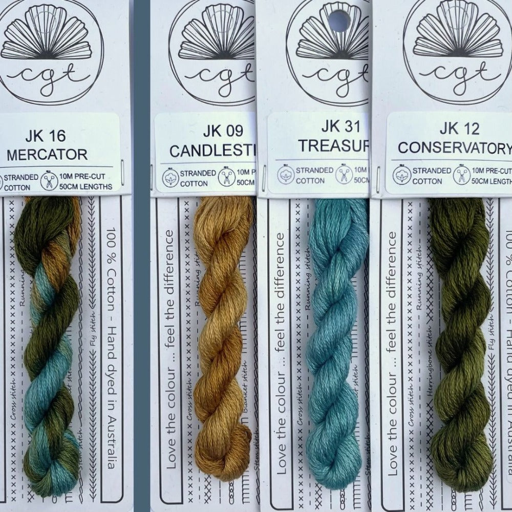 Kitcen Thread Mercator Thread Pack by Cottage Garden Threads – Summer Kitchen Threads