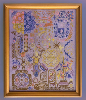 Moon Sampler Design by JEDxStitch