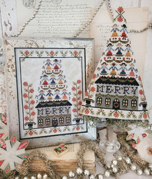 Ninth Day of Christmas Sampler and Tree by Hello From Liz Mathews