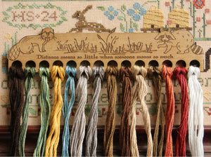 No Distance Too Far Thread Board by Heartstring Samplery