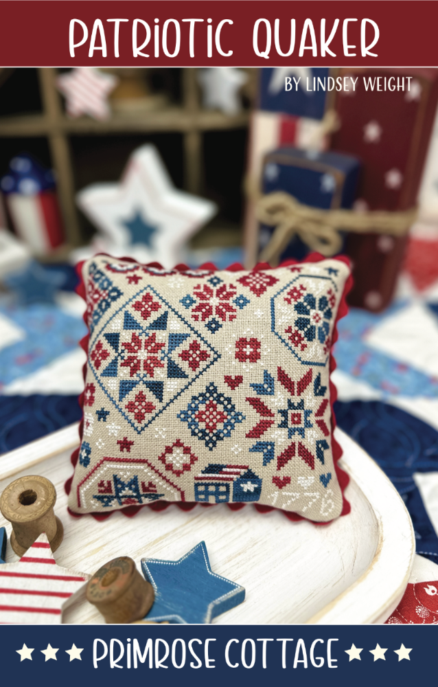 Patriotic Quaker by Primrose Cottage Stitches