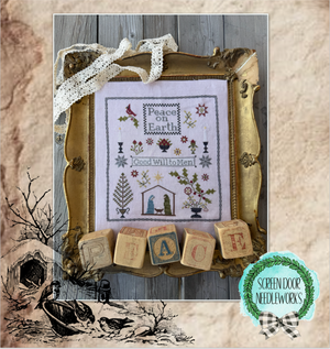 Peace On Earth Screen Door Needleworks