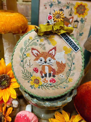 Pin Drum Shorties #9 Fox by Quaint Rose Needlearts