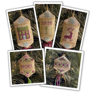Sampler Ornaments by Jean Farish Needleworks
