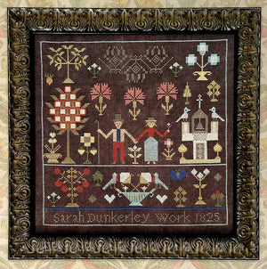 Sarah Dunkerley 1825 Sampler by Fox and Rabbit Design