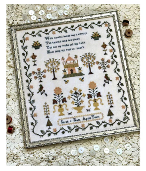 Sarah Batt Sampler by Antique Needleworkers