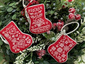 Scandinavian Red Stockings by JBW Designs
