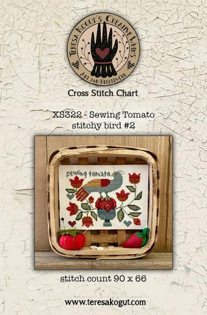 Sewing Tomato Stitchy Bird 2 by Teresa Kogut's Creative Whims