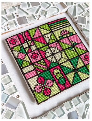 Spring Mosaic by Shaded Stitchery