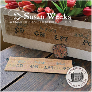 Susan Weeks A Marking Sampler by Summer House Stitche Workes